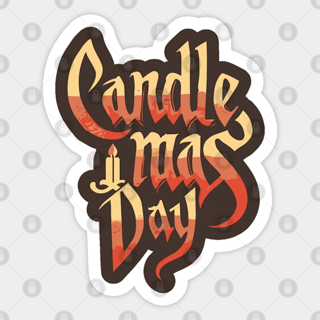 Candlemas Day – February Sticker by irfankokabi